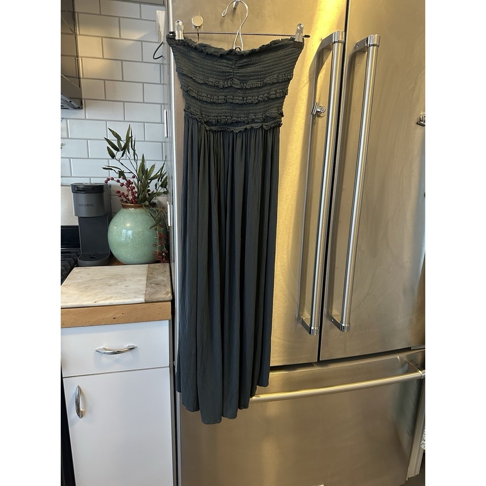Tube Top Maxi Dress Everyday Beach Bum Slate Blue SzXS O'Neil Surf SoCal Sexy